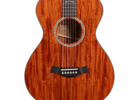 Taylor Custom Shop Grand Concert Acoustic-Electric Ribbon Mahogany Natural Online now