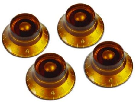 Gibson Top Hat Knobs Vintage Amber on Sale