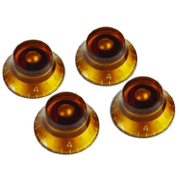 Gibson Top Hat Knobs Vintage Amber on Sale