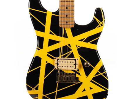 1981 Charvel  Pre-Production  Black and Yellow Striped Guitar Online Sale