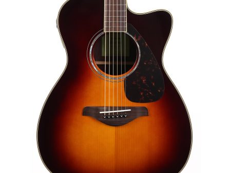 Yamaha FSX830C Concert Acoustic-Electric Brown Sunburst Online Hot Sale