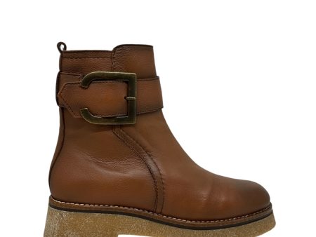 ALLSHE A1033A Camel boots bottines Online now