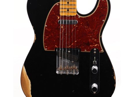 Fender Custom Shop 1960 Custom Telecaster Relic Shell Black with Tortoise Binding 2023 Online now