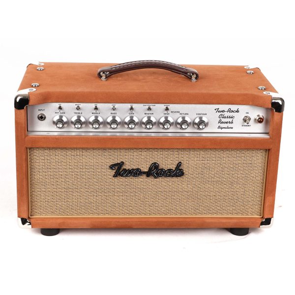 Two Rock Classic Reverb Signature Amplifier 100 50w Tobacco Suede and Cane Cloth For Sale