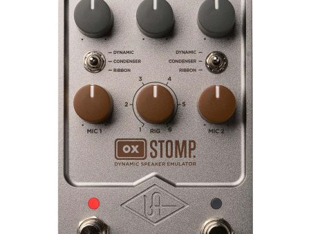 Universal Audio UAFX OX Stomp Dynamic Speaker Emulator Effect Pedal Sale