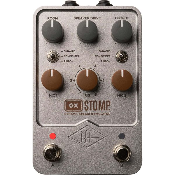 Universal Audio UAFX OX Stomp Dynamic Speaker Emulator Effect Pedal Sale