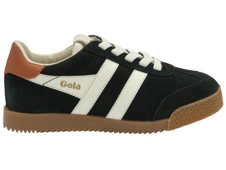 GOLA ELAN Noir Orange Sneakers Baskets Supply