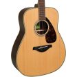 Yamaha FG830 Dreadnought Acoustic Natural Used on Sale