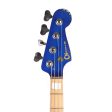 1982 Charvel Pre-Production Bass Blue Metal Flake For Sale