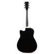 Yamaha FGX830C Dreadnought Cutaway Acoustic-Electric Black Fashion