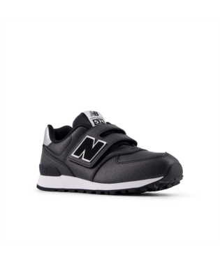 NEW BALANCE PV574 FM Noir Argent Chaussures Basses Baskets Sneakers For Cheap