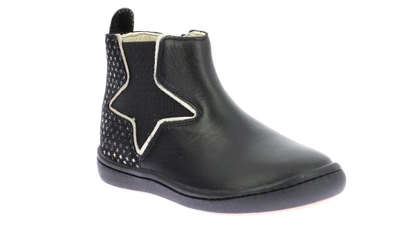 KICKERS KICK POPSTAR Noir Bottines Cheap