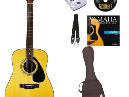 Yamaha GigMaker Standard F325 Acoustic Guitar Beginner Pack Supply