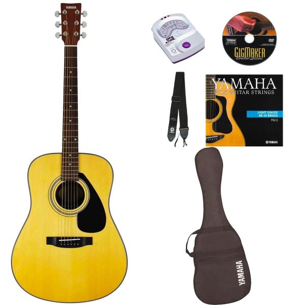 Yamaha GigMaker Standard F325 Acoustic Guitar Beginner Pack Supply