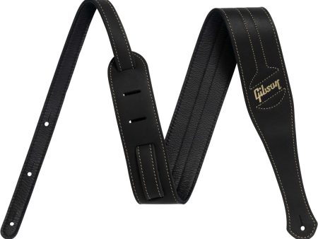 Gibson The Classic Leather Guitar Strap Black Cheap