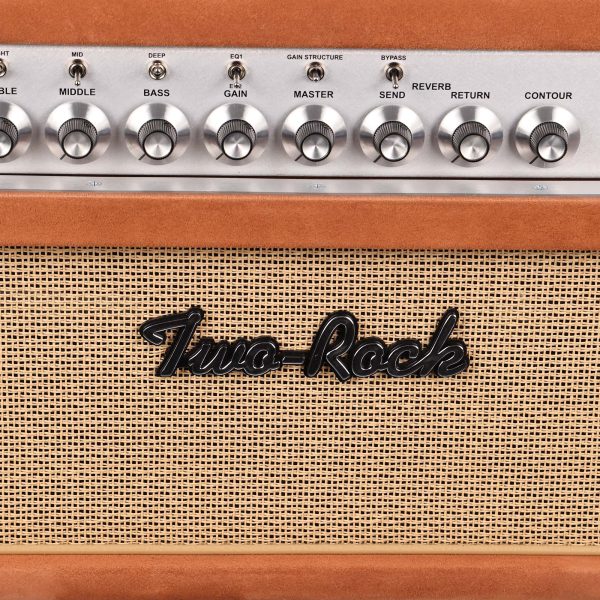 Two Rock Classic Reverb Signature Amplifier 100 50w Tobacco Suede and Cane Cloth For Sale