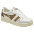 GOLA GRANDSLAM TRIDENT Blanc Marron Sneakers Baskets adulte Sale