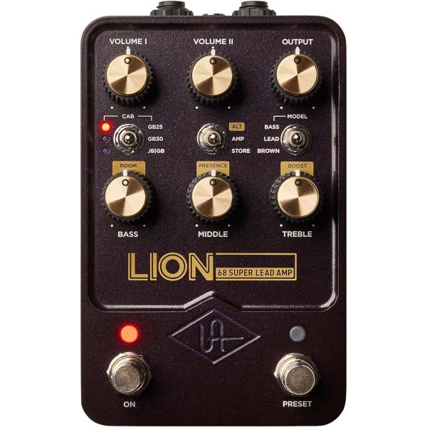 Universal Audio UAFX Lion  68 Super Lead Amp Effect Pedal Online Hot Sale