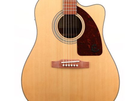 Epiphone J-15 EC Deluxe Acoustic-Electric Natural Used For Discount