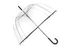 Parapluie Basic Transparent Noir For Cheap