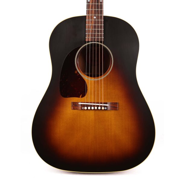 Gibson 1942 Banner J-45 Left-Handed Vintage Sunburst For Sale