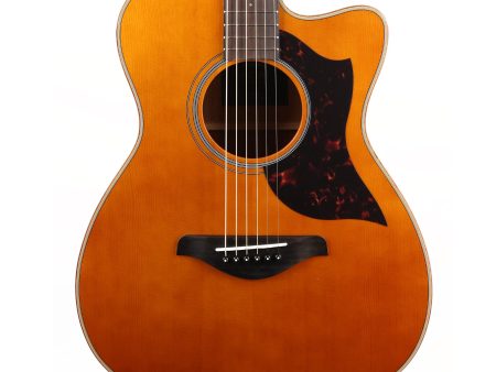 Yamaha AC1M VN Concert Cutaway Acoustic-Electric Vintage Natural Used Online