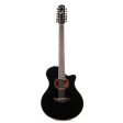 Yamaha APX700II−12 Acoustic-Electric Black For Discount