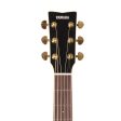 Yamaha LL6 ARE Jumbo Acoustic-Electric Black Used Discount