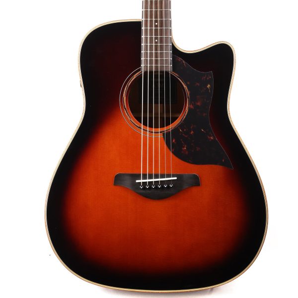 Yamaha A3M Dreadnought Acoustic-Electric Tobacco Brown Sunburst Used on Sale