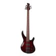 Yamaha TRBX605FM 5-String Electric Bass Guitar Dark Red Burst Discount