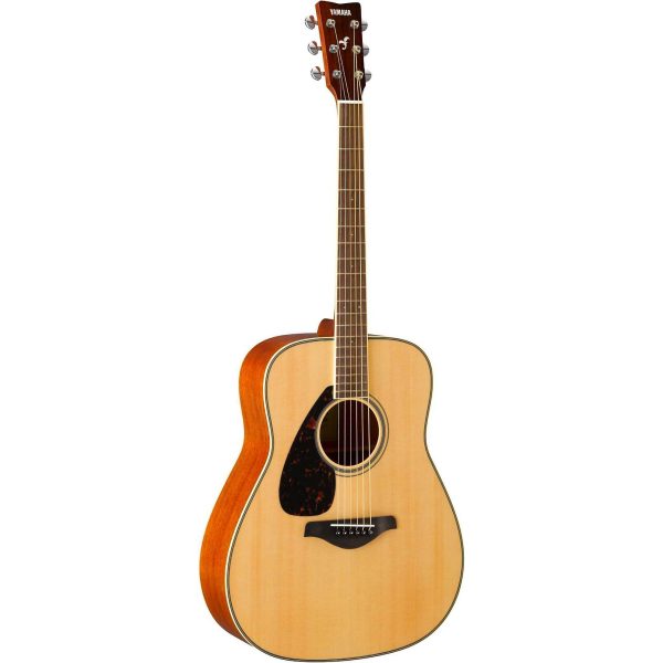 Yamaha FG820L Dreadnought Left-Handed Acoustic Natural Open-Box For Sale