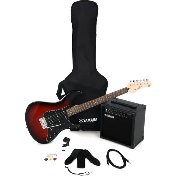 Yamaha GigMaker EG Electric Guitar Starter Pack Old Violin Sunburst Supply