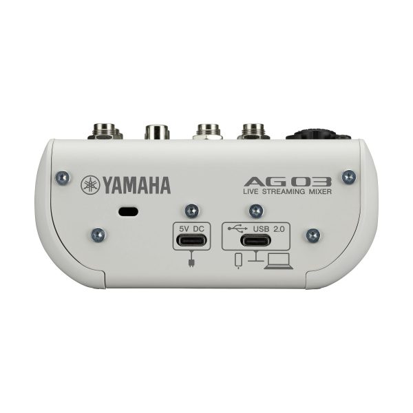 Yamaha AG03MK2 3-Channel Mixer USB Interface White Open-Box Online Hot Sale