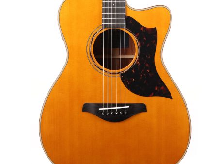 Yamaha AC3M Cutaway Concert Acoustic-Electric Vintage Natural Used Online Hot Sale