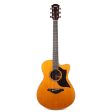 Yamaha AC3M Cutaway Concert Acoustic-Electric Vintage Natural Used Online Hot Sale