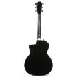 Taylor 214ce-BLK DLX Grand Auditorium  Acoustic-Electric Black Used on Sale