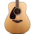 Yamaha FG820L Dreadnought Left-Handed Acoustic Natural Used Fashion