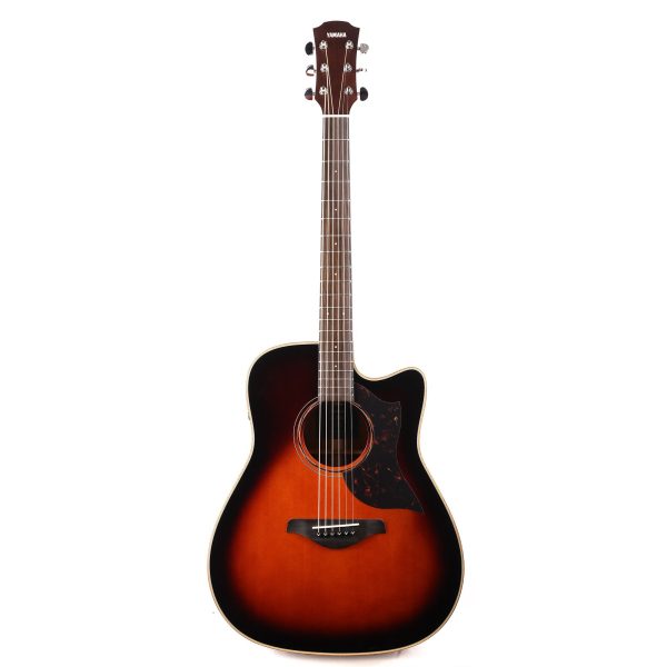 Yamaha A3M Dreadnought Acoustic-Electric Tobacco Brown Sunburst Used on Sale