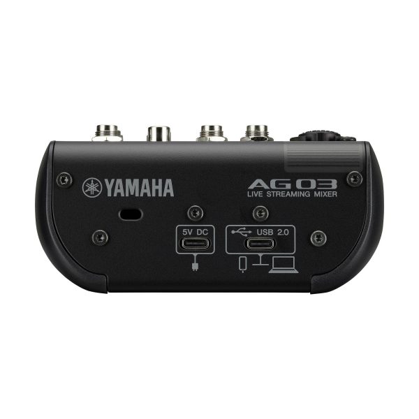 Yamaha Live Streaming Pack AG03 MK2 Black Hot on Sale