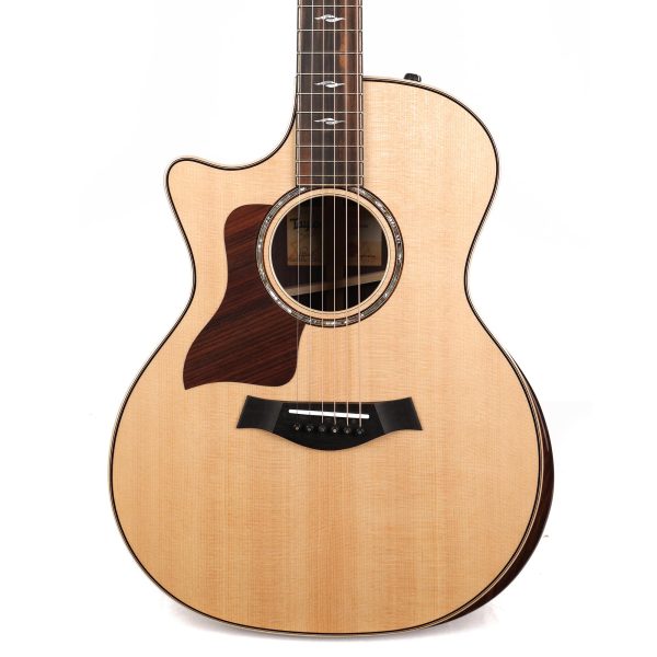 Taylor 814ce V-Class Grand Auditorium Left-Handed Acoustic-Electric Natural For Discount