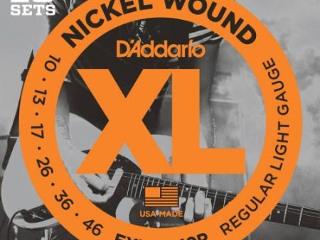 D Addario 10-Pack Nickel Wound Electric Strings (Regular Light 10-46) Online now