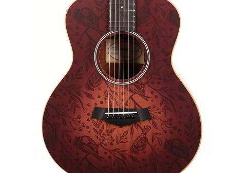 Taylor GS Mini-e Special Edition Prototype Acoustic-Electric Floral Fashion