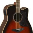 Yamaha A1R Dreadnought Cutaway Acoustic-Electric Tobacco Brown Sunburst Used on Sale