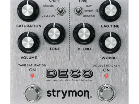 Strymon Deco V2 Tape Saturation and Double Tracker Effect Pedal For Sale