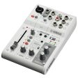 Yamaha AG03MK2 3-Channel Mixer USB Interface White Open-Box Online Hot Sale