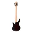 Yamaha TRBX605FM 5-String Electric Bass Guitar Dark Red Burst Discount