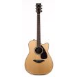 Yamaha FGX830C Dreadnought Cutaway Acoustic-Electric Natural Used on Sale