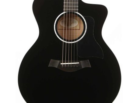 Taylor 214ce-BLK DLX Grand Auditorium  Acoustic-Electric Black Used on Sale