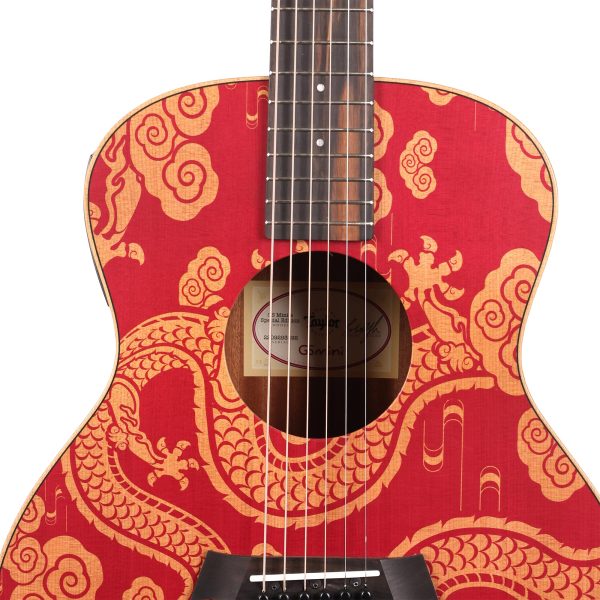 Taylor GS Mini-e Special Edition Prototype Acoustic-Electric Guitar Red Dragon Online Hot Sale