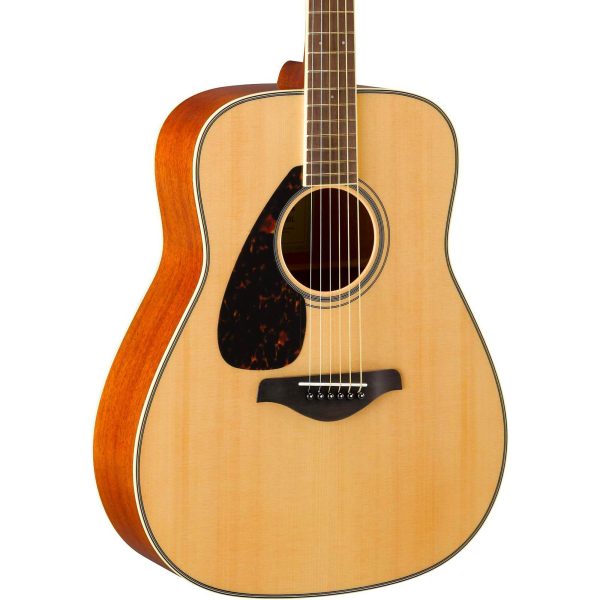 Yamaha FG820L Dreadnought Left-Handed Acoustic Natural Open-Box For Sale